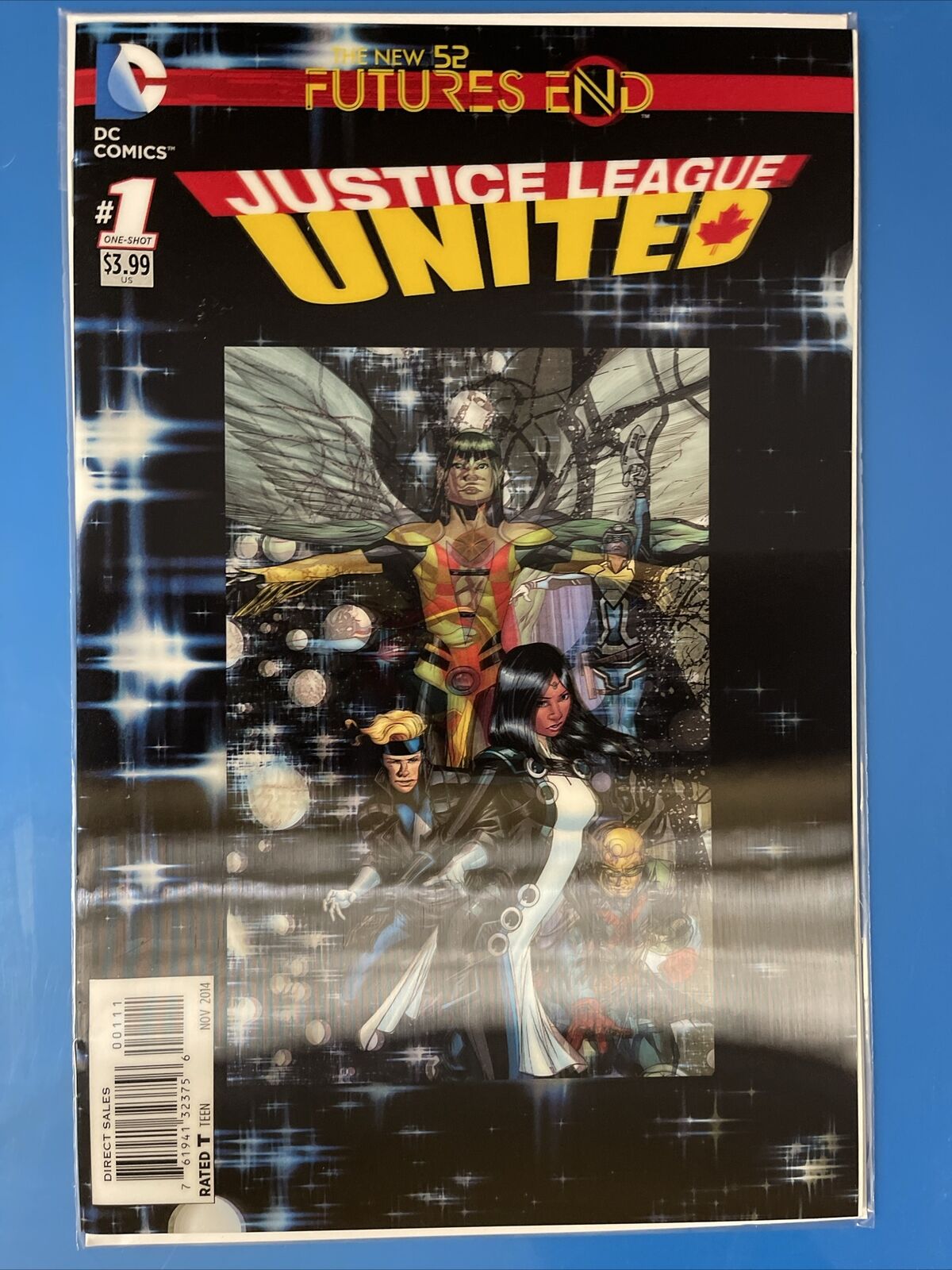 Justice League United: Future\'s End #1 (DC 2014) Lenticular Cover