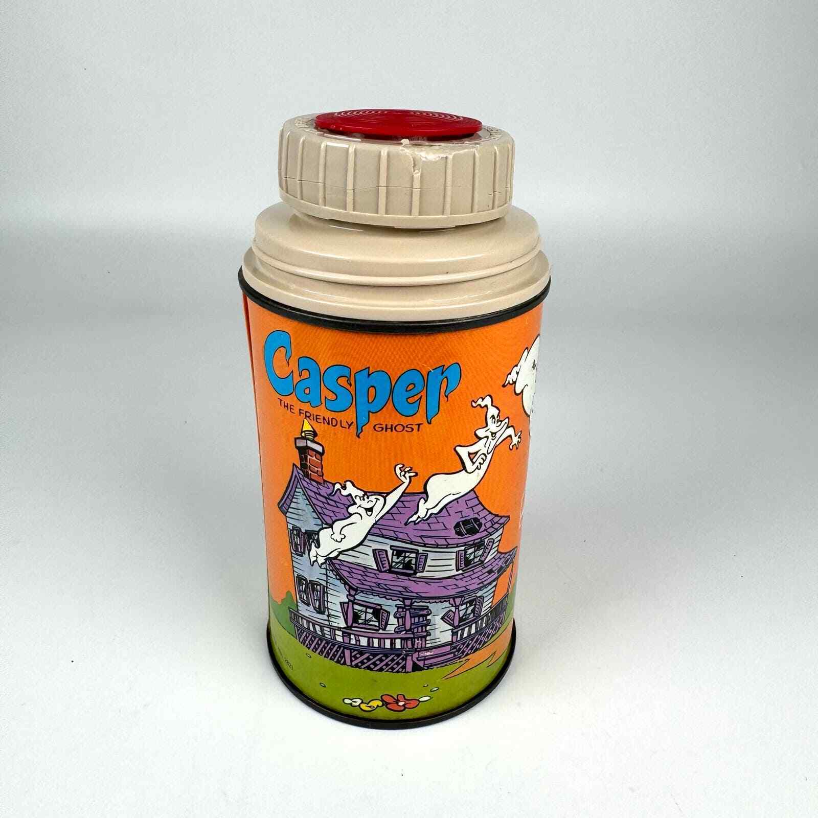 Vintage 1960s Casper The Friendly Ghost Metal Thermos 