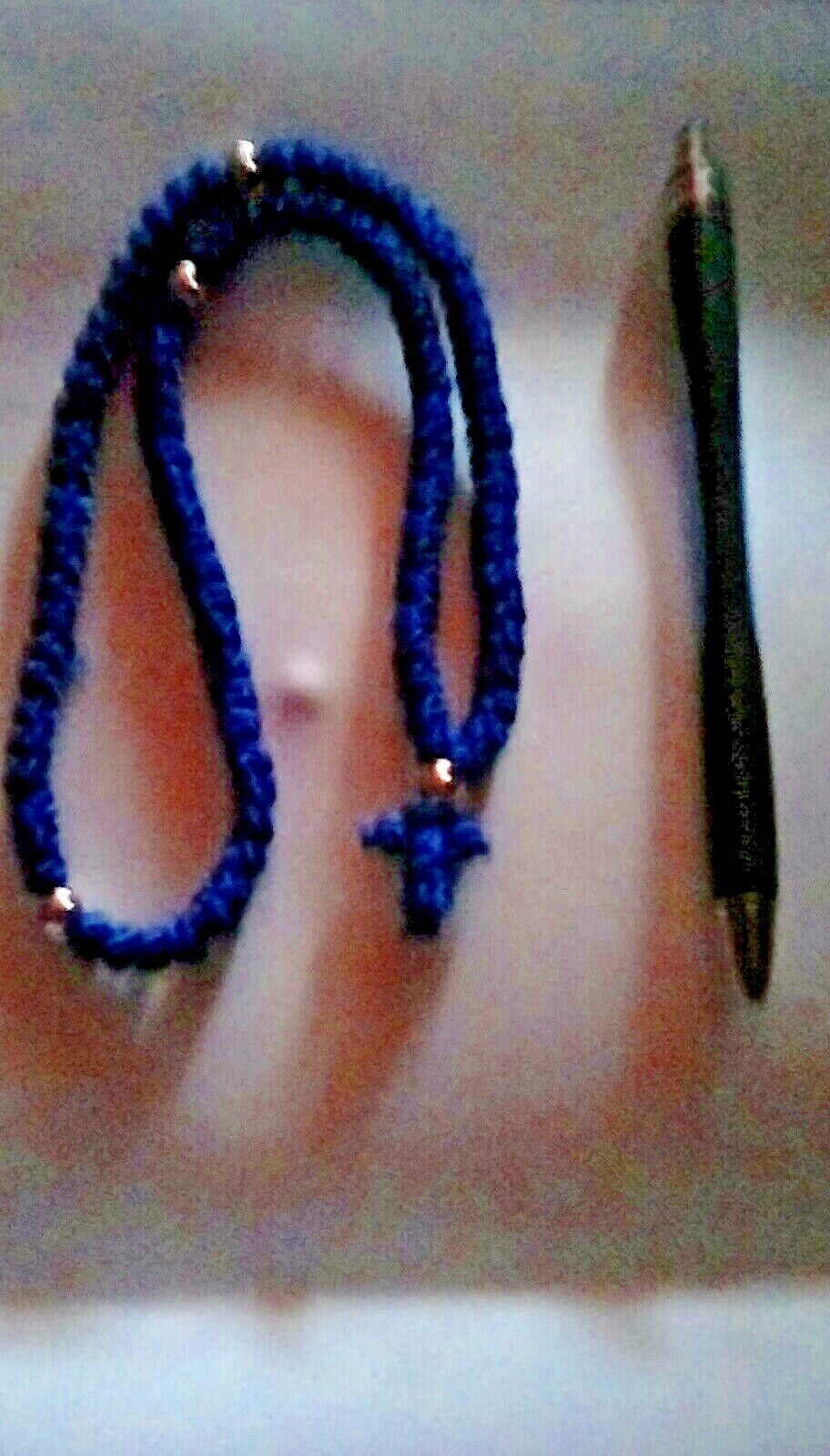 Orthodox Prayer Rope, Chotki, Komboskini Blue 100 Knot