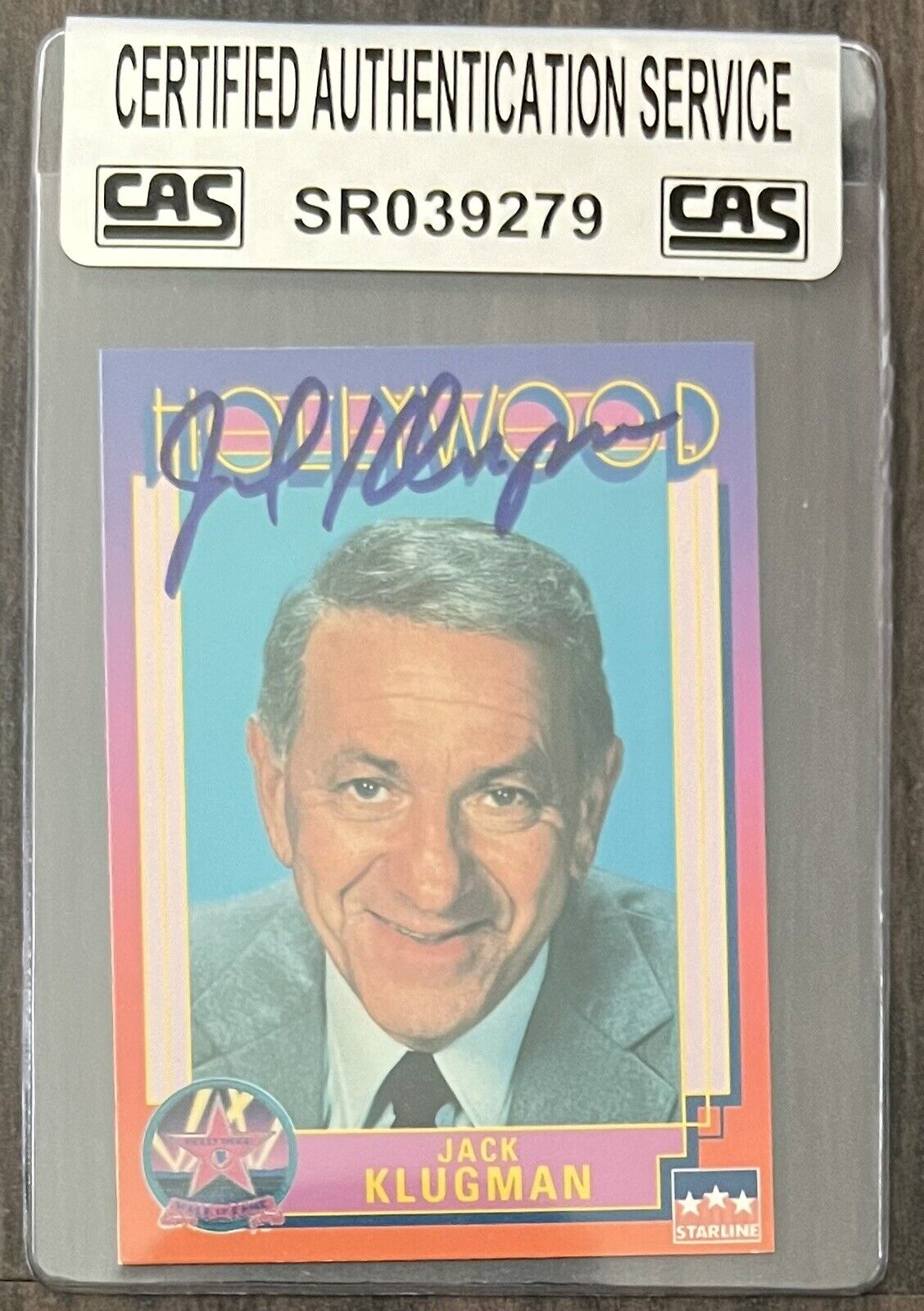Jack Klugman Autographed Card (Certified Authentic)