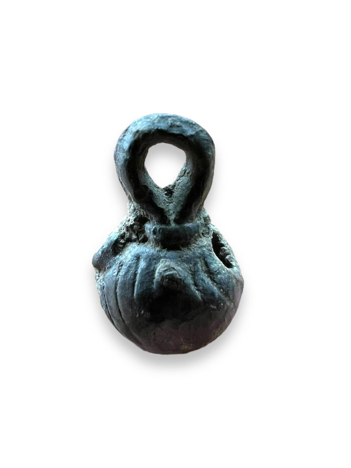 Very rare ancient Roman billon legionary flavoring amulet pendant I - II A.D.