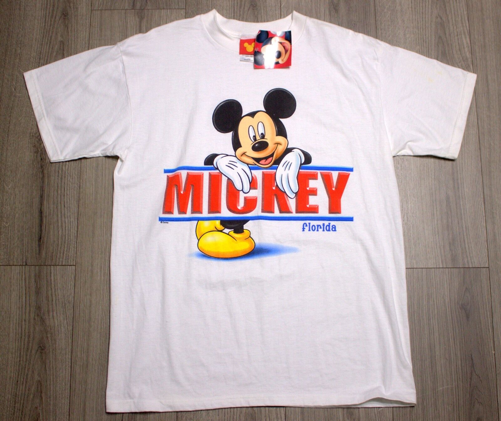 Vintage MICKEY Florida Tee Shirt RARE NEW OLD STOCK WITH TAGS SIZE AL ~ MINTY