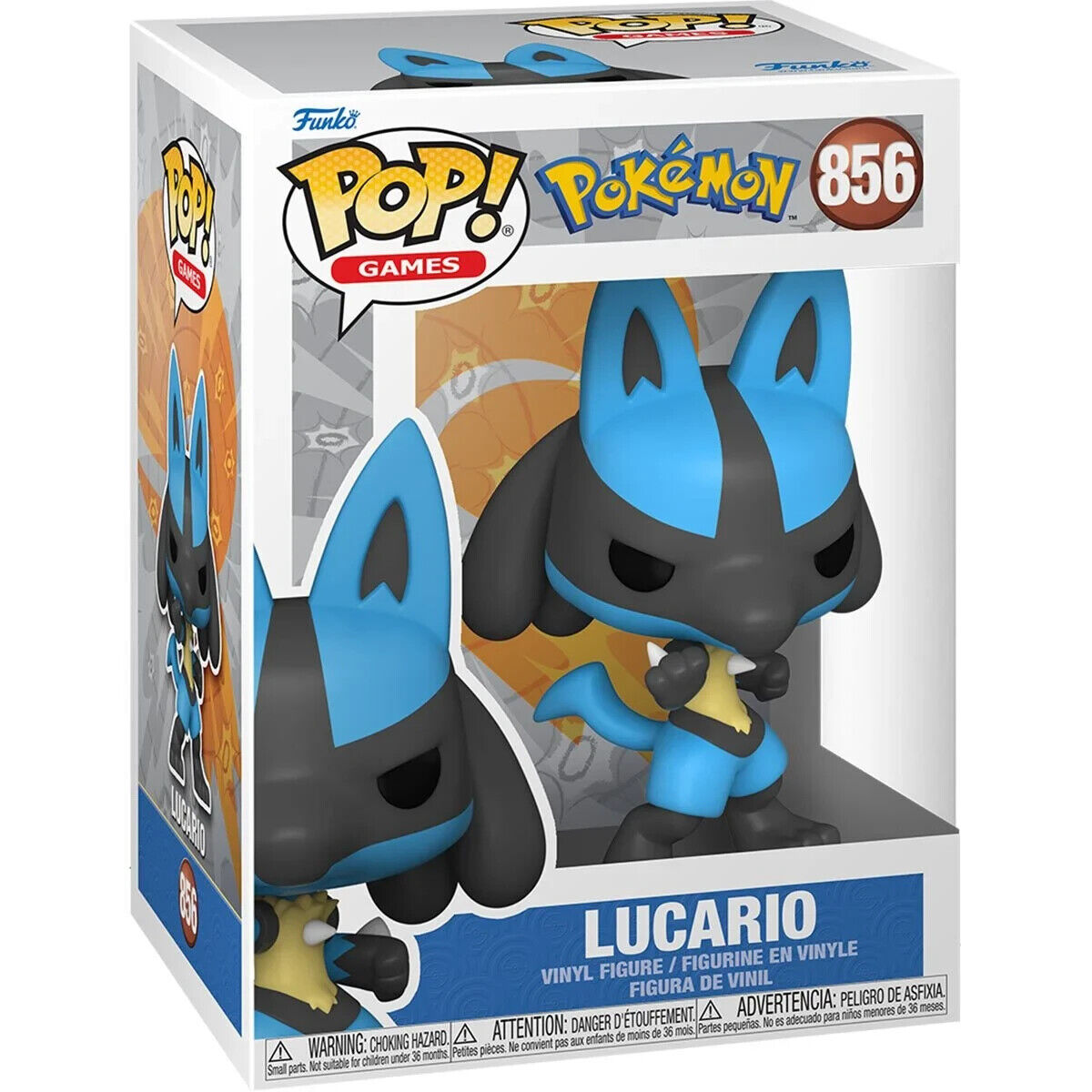 Funko Pop Pokemon Lucario Figure w/ Protector