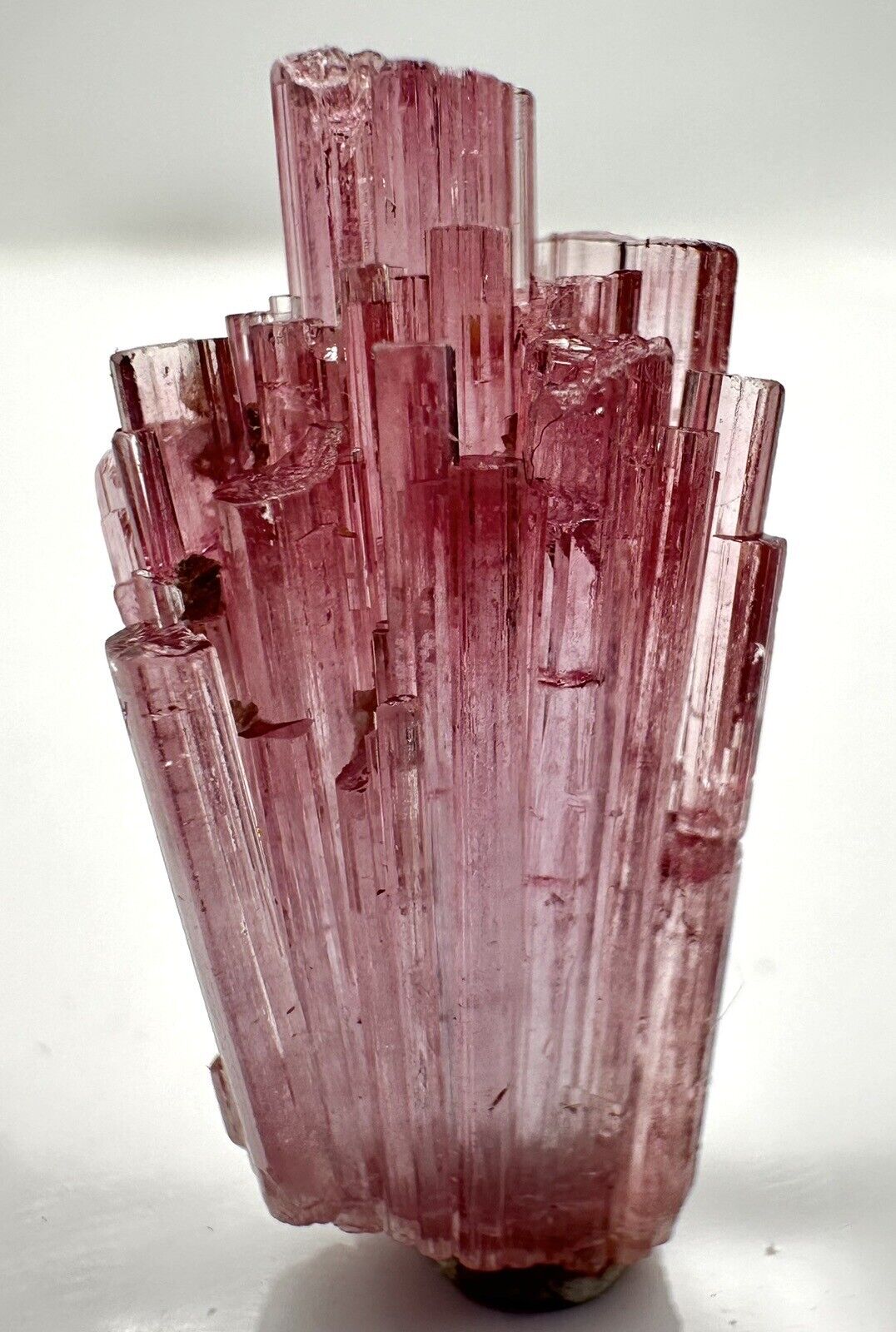 21 Ct Beautiful Dt Pink Tourmaline Spray Shape Crystal From @afg