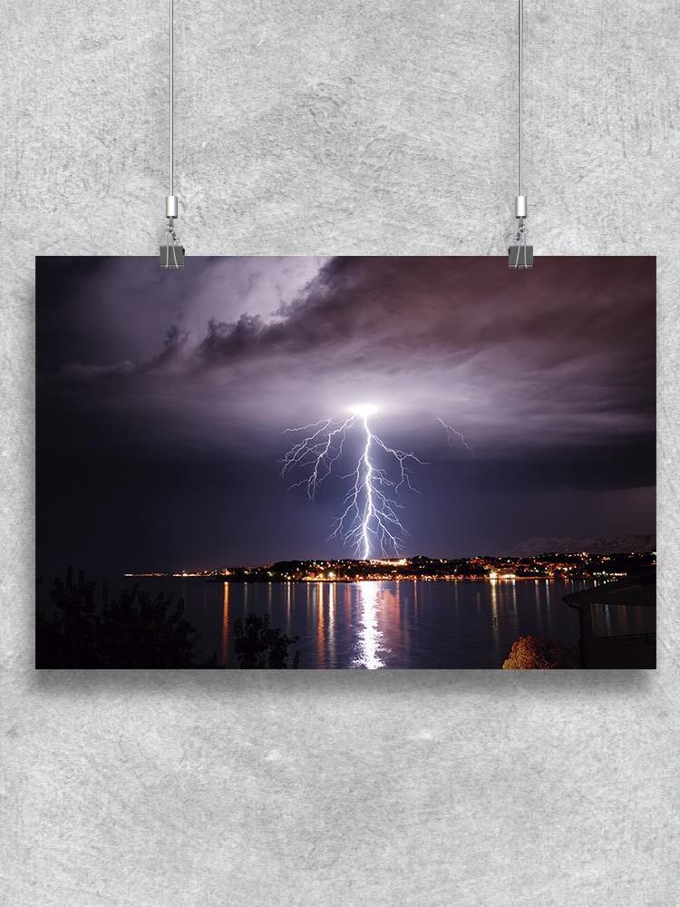 Storm On The Coast  Poster -Image by Shutterstock