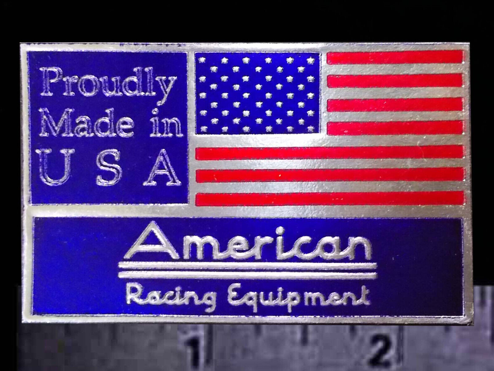 AMERICAN Racing Equipment Made In U.S.A.  Original Vintage Racing Decal/Sticker