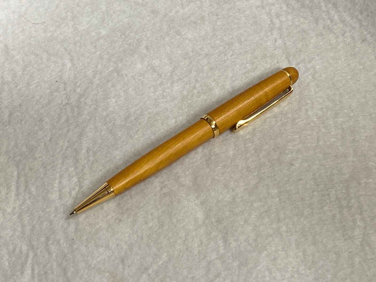 (Lot of 100) Solid Wood Wooden Medium Cherry Finish Ballpoint Pen Promotion Gift