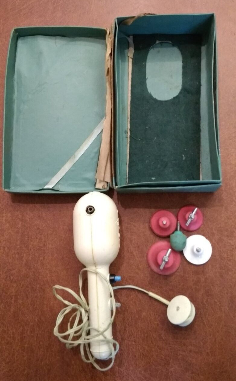 Vintage Soviet vibratory massager. Vibrator. Rare thing. Works. 2 speeds. USSR