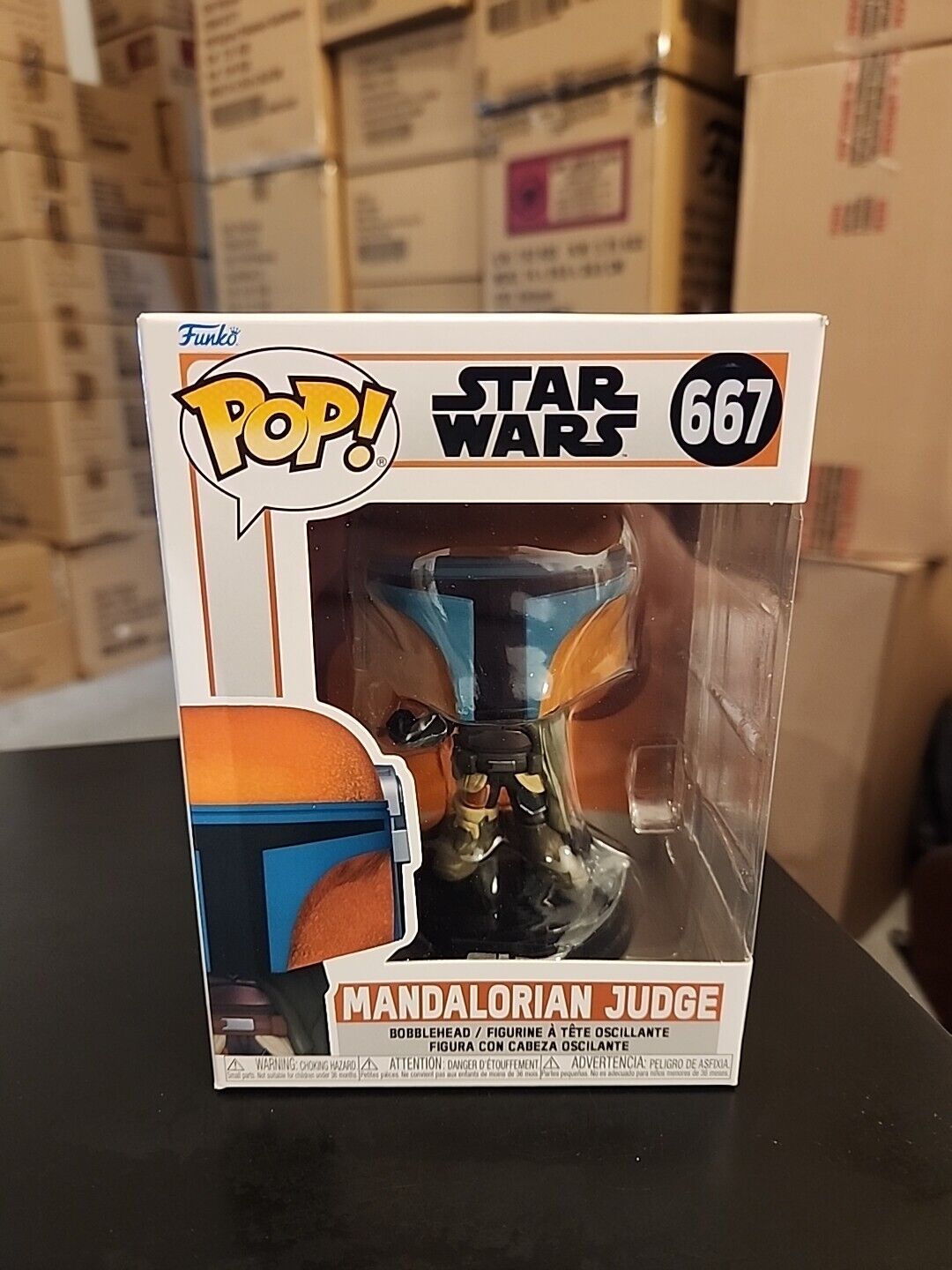 Funko Pop Star Wars: The Mandalorian Mandalorian Judge Pop Vinyl Figure #667