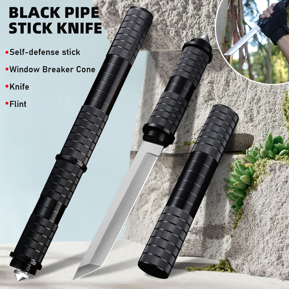Fixed Blade Knife Camping Hunting Survival Samurai Straight Knives Stick knife