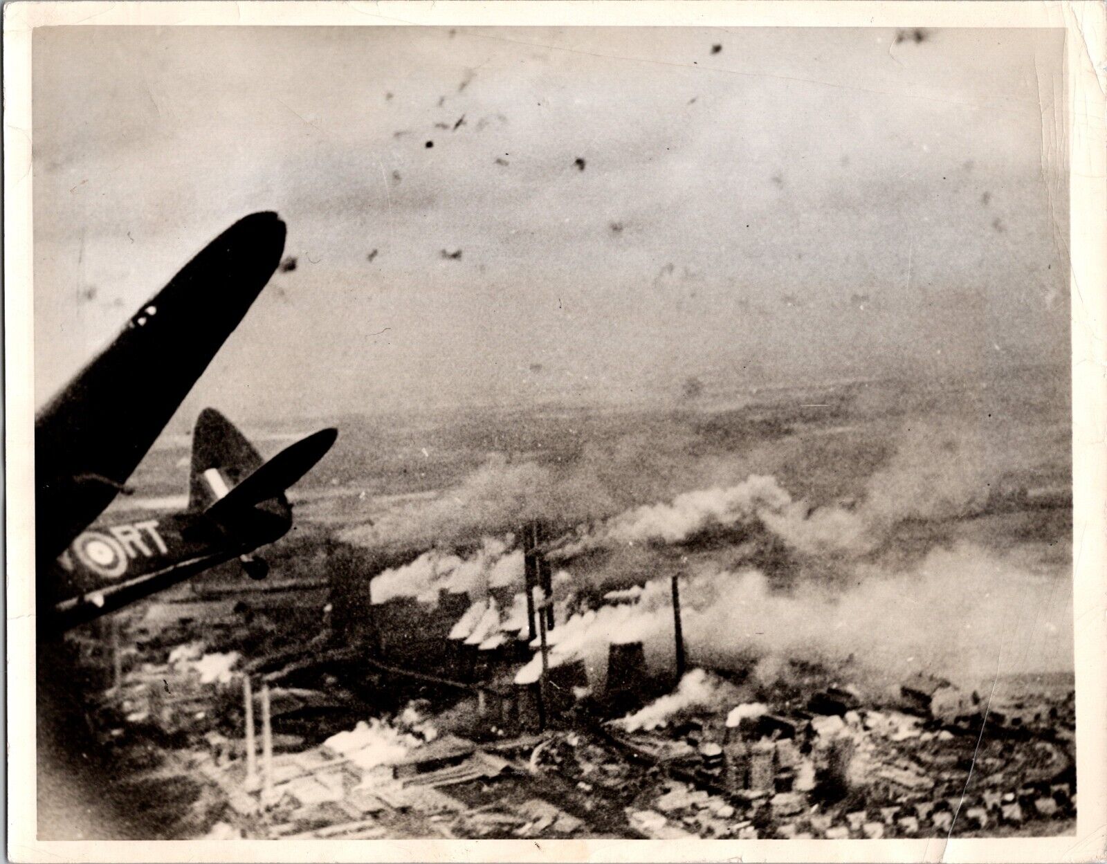 Original Type 1 WW2 Press Media Photo RAF ATTACK ON COLOGNE POWER STATION 1941 