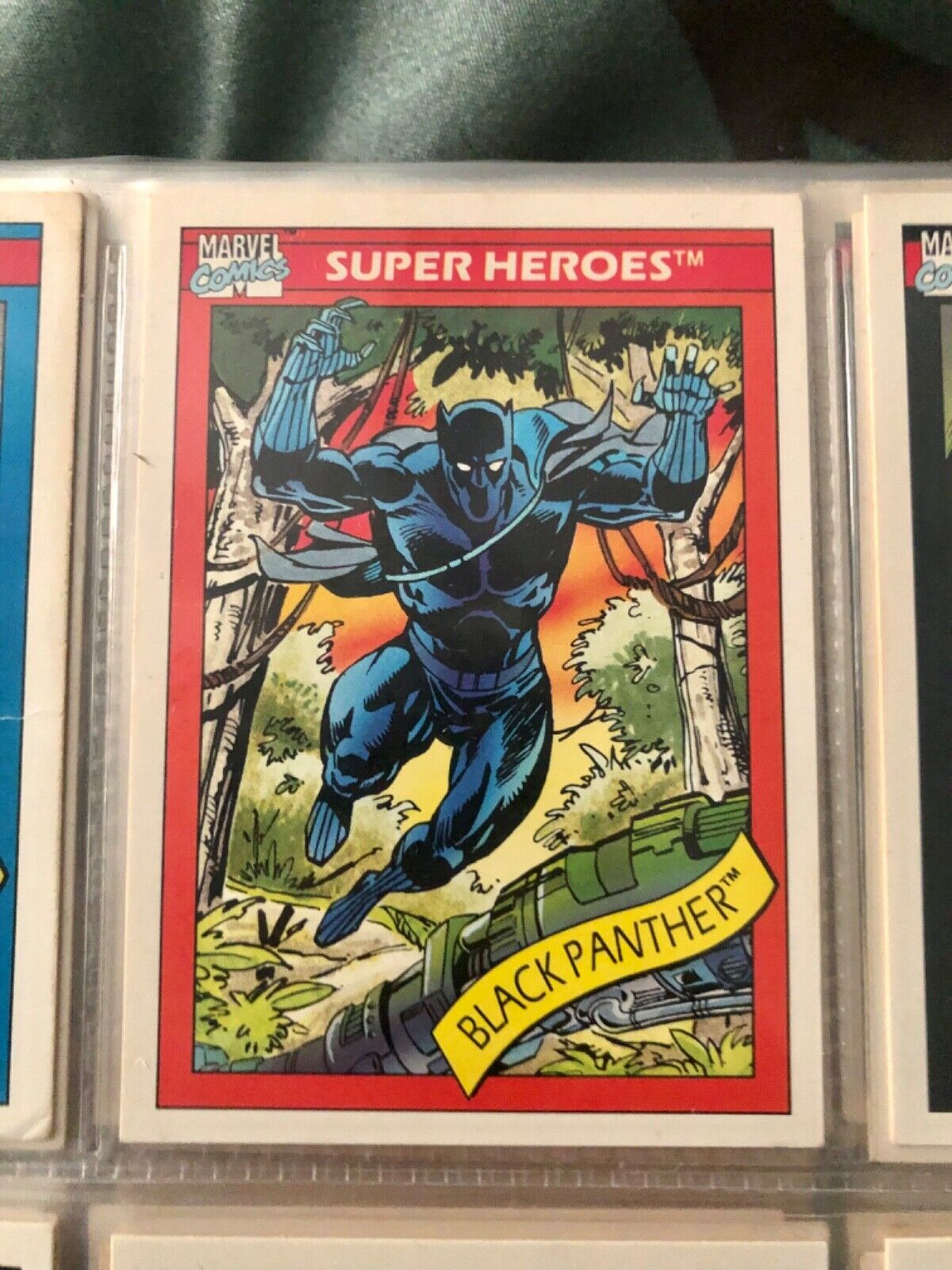 1990 Black Panther Marvel Comics Trading Card 