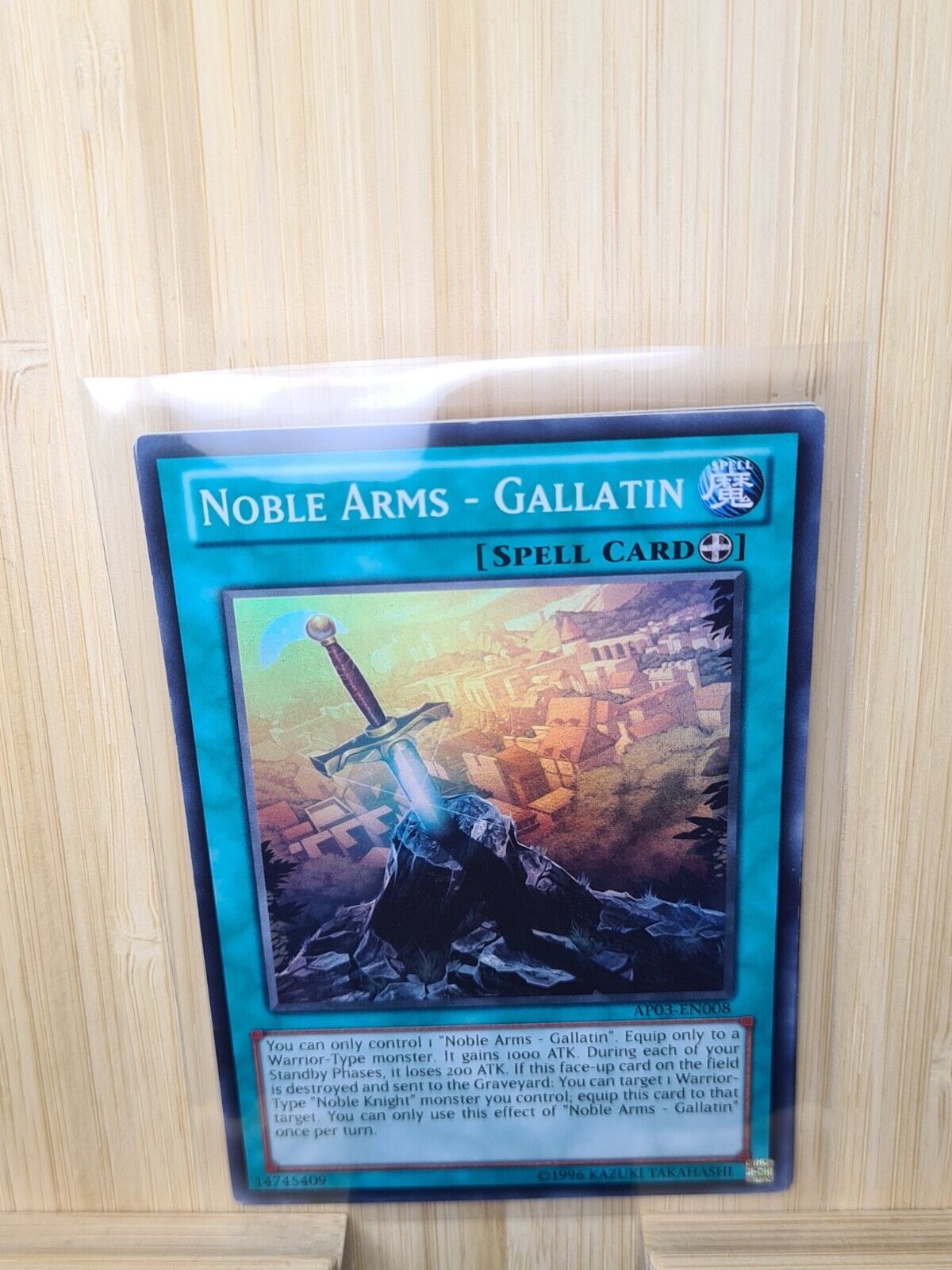 AP03-EN008 Noble Arms - Gallatin Super Rare Yu-Gi-Oh NM or Better