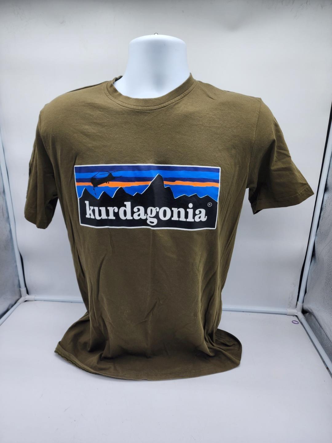 Kurdagonia Military Special Operations Iraq OIF Morale Small T-Shirt Flag Rare