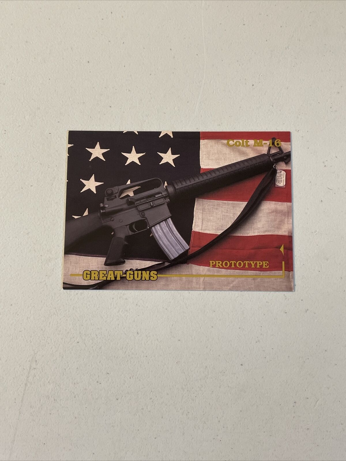 Great Guns Colt M-16 Prototype 1993 Trading Card #01