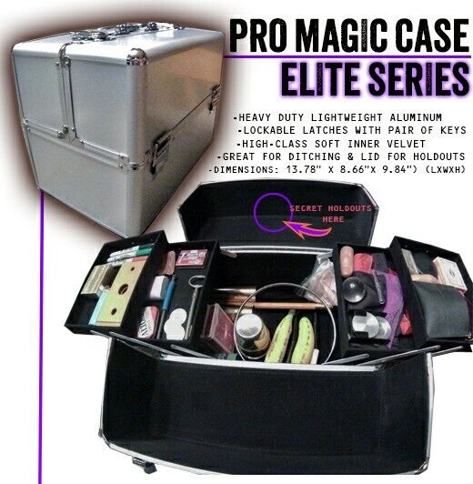 ELITE PRO CLOSE UP MAGICIANS CARRYING CASE - Elite Series Magic Trick Prop