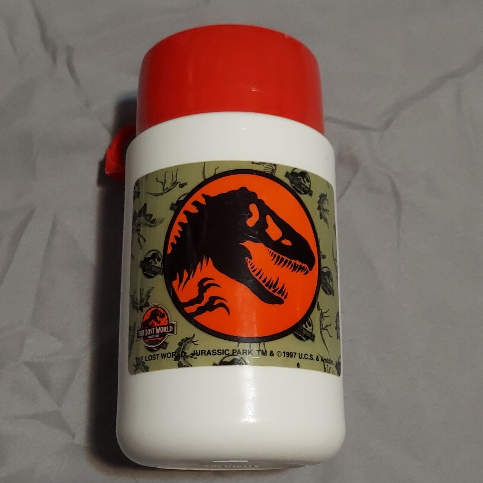 Vtg 1997 The Lost World Jurassic Park Thermos By Thermos