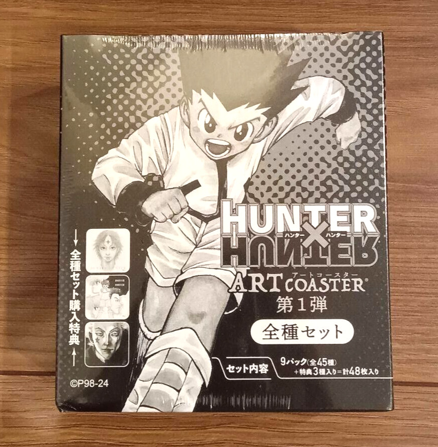 Hunter x Hunter x Jump Festa Art Coaster Vol.1 Complete Set/ Exhibition Rare JP