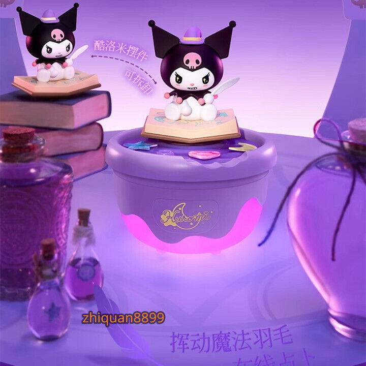 Cartoon Kuromi Humidifier Atmosphere Night Light Air Purifier USB Table Ornament