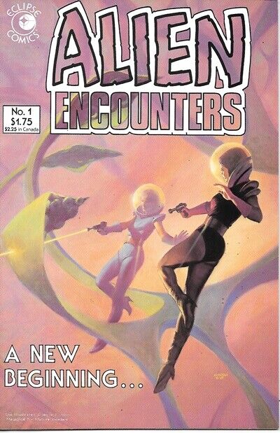 Alien Encounters Comic Book #1 Eclipse Comics 1985 VERY HIGH GRADE UNREAD NEW