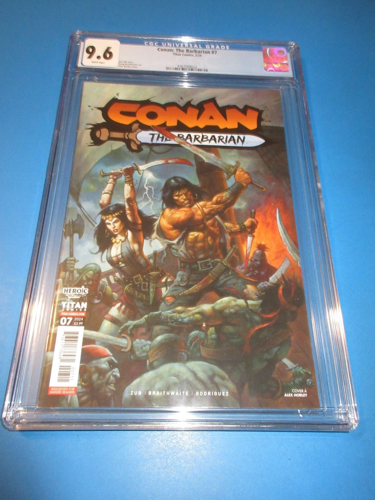 Conan the Barbarian #7 CGC 9.6 NM+ Gorgeous Gem wow