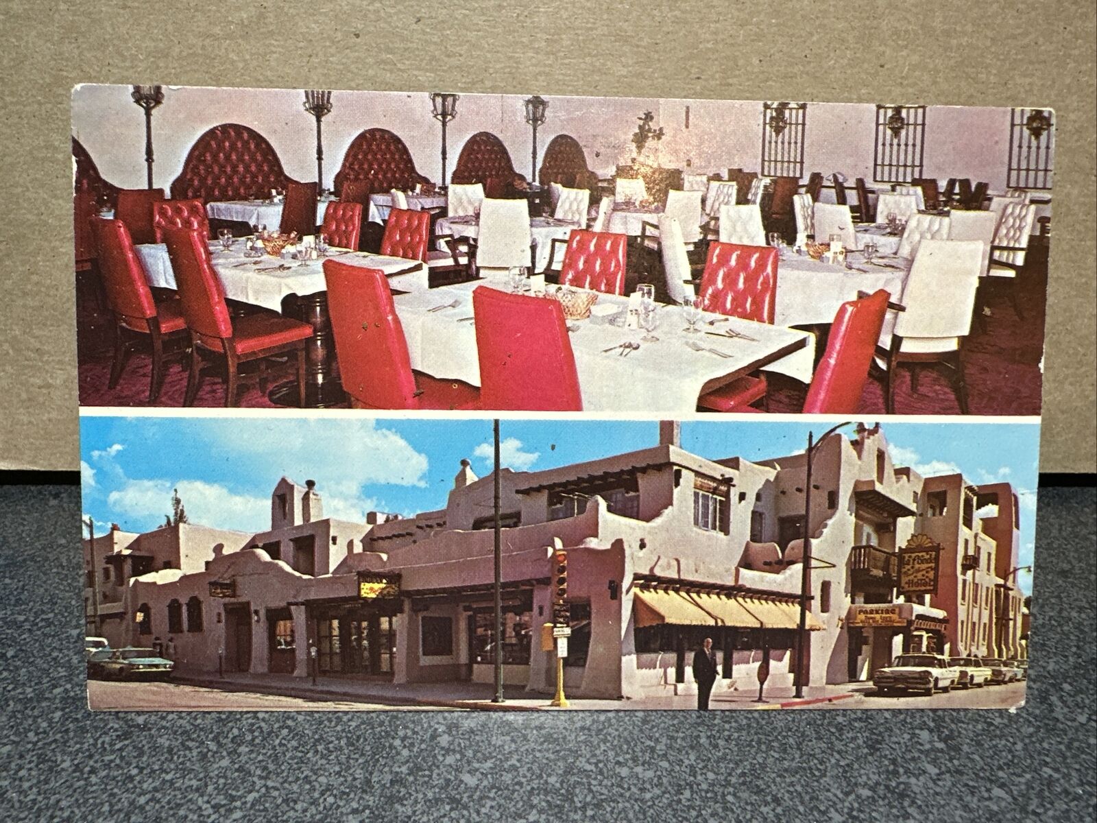 La Fonda Hotel Santa Fe, New Mexico, postcard ￼
