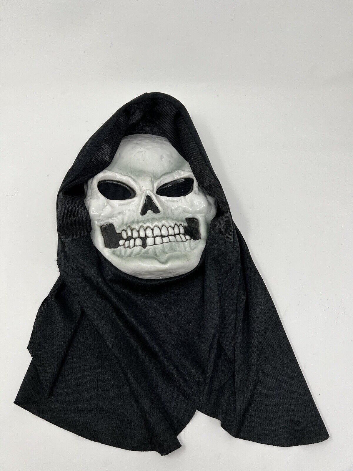 Vintage Fun World Halloween Mask Skull Face Hooded Easter Unlimited