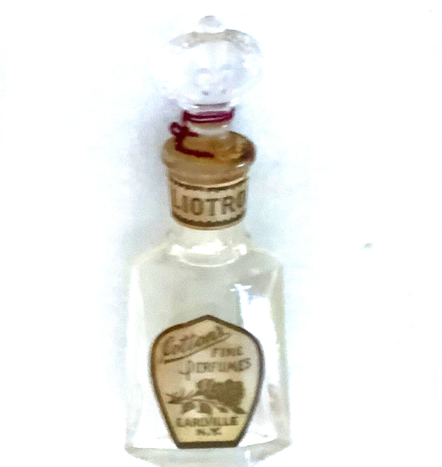 1800s Cotton\'s Fine Perfumes Earlsville N.Y. Crown Bottle Antique Circa 1800s
