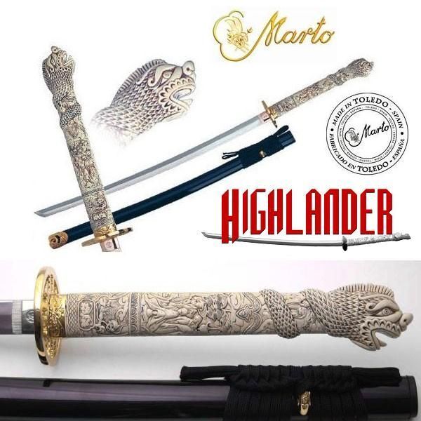 Official Connor Macleod Highlander Katana By Marto New Comes With Certificate
