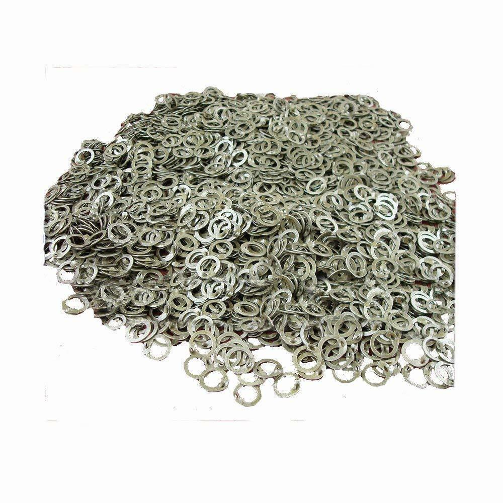 DGH® Medieval Battle Flat Riveted Chainmail Ring  10 MM 1000 pcs H1