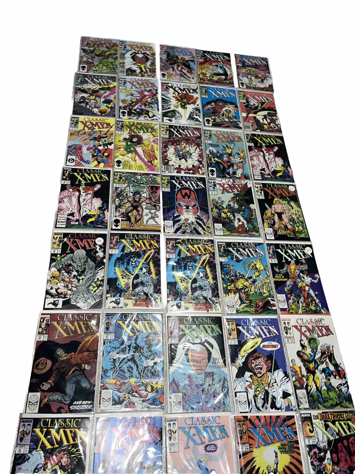 classic x-men comic book lot (17 Pieces) See Description