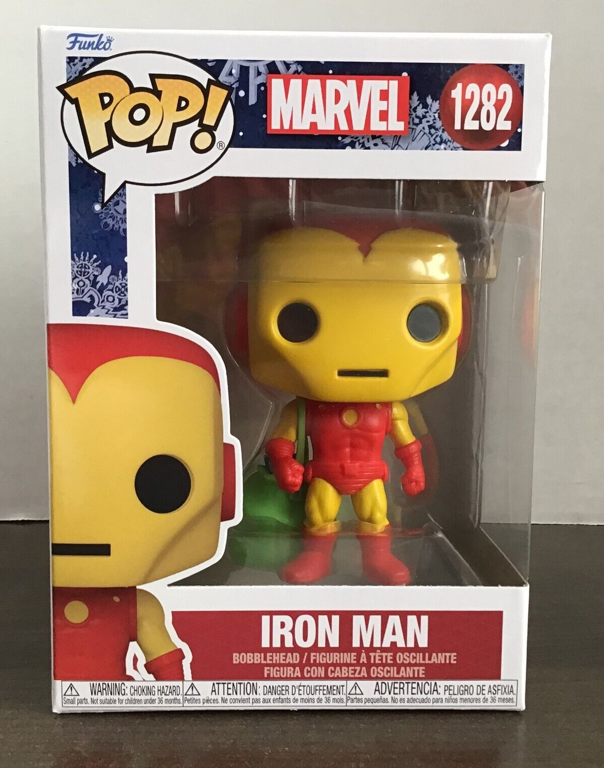 Funko Pop Marvel Holiday Iron Man With Bag Pop Vinyl Figure #1282