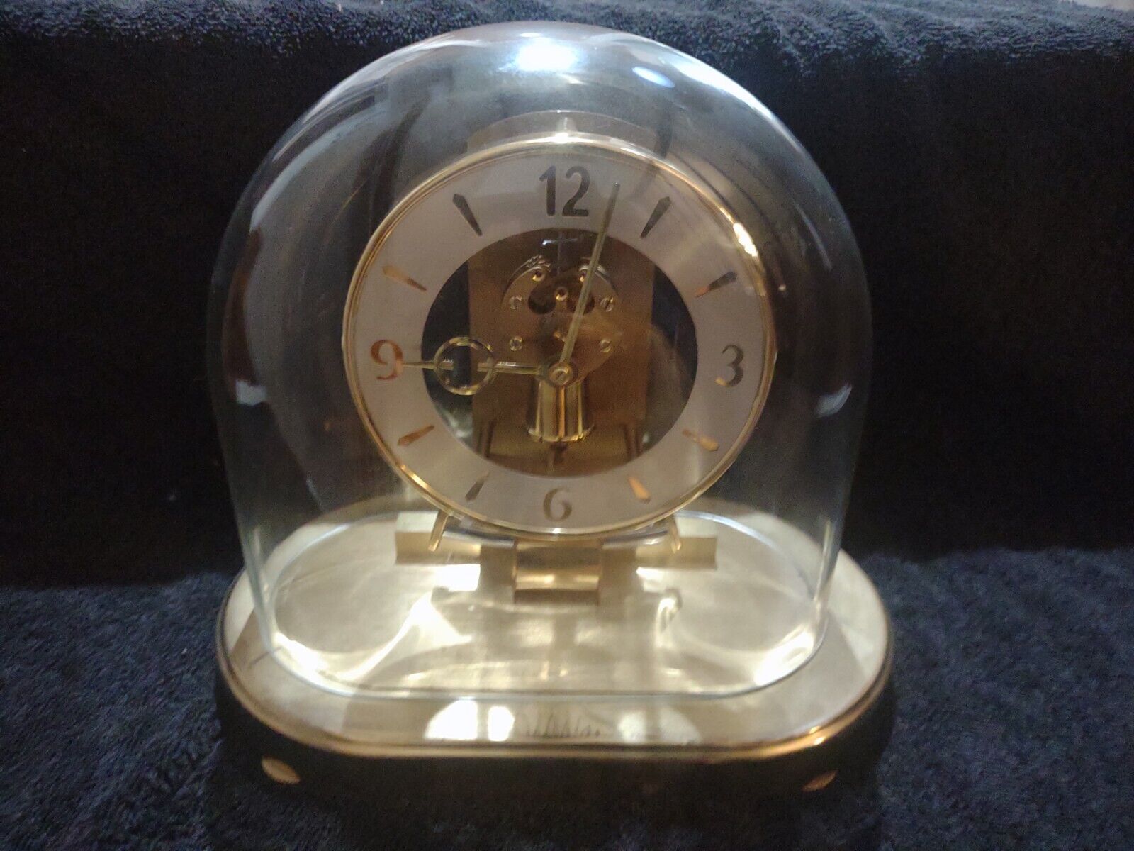 Vintage MCM Kundo Kieninger Obergfell German clock Mid Century Modern- TESTED