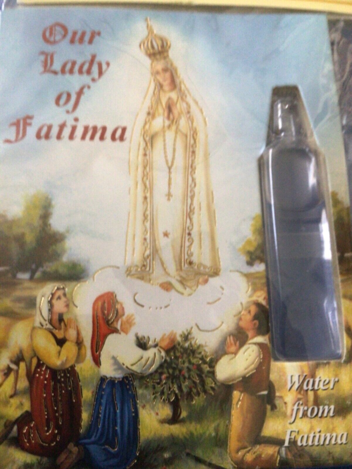 Holy Water Vial Direct From FATIMA Healing Devotion Our Lady US Seller PORTUGAL