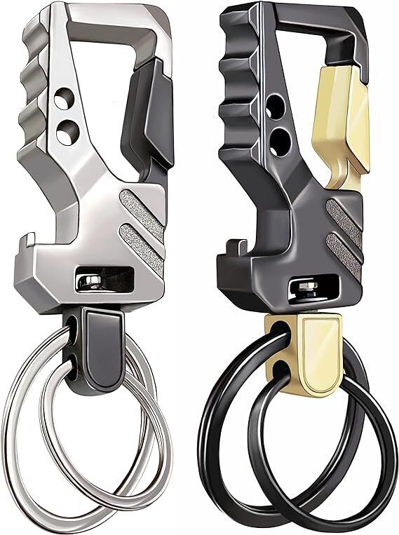2 Pack KeyChain Key Ring Key Chain Bottle Opener Auto Car Key Holder