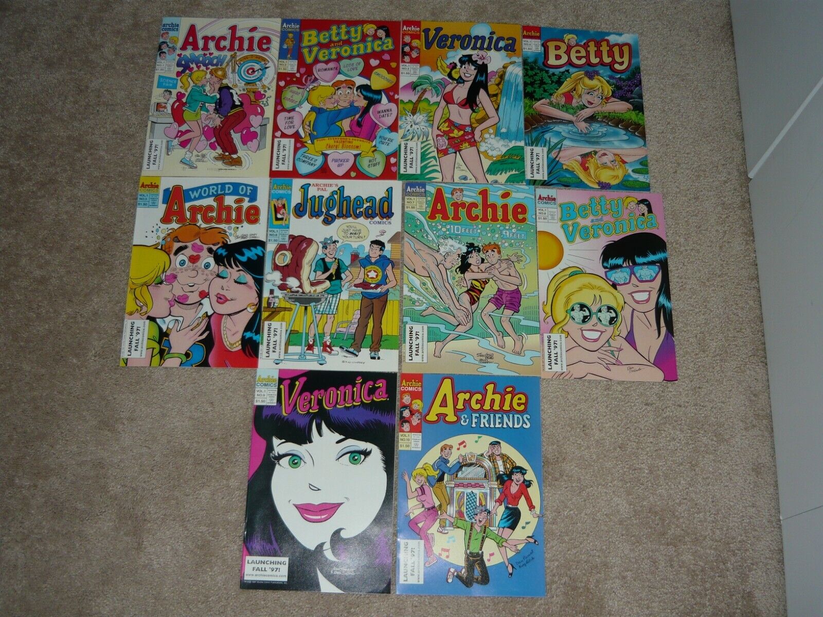 Archie's Ten Book Collector's Set ~ Dan Parent  ~ (1997, Archie Comics) NM-
