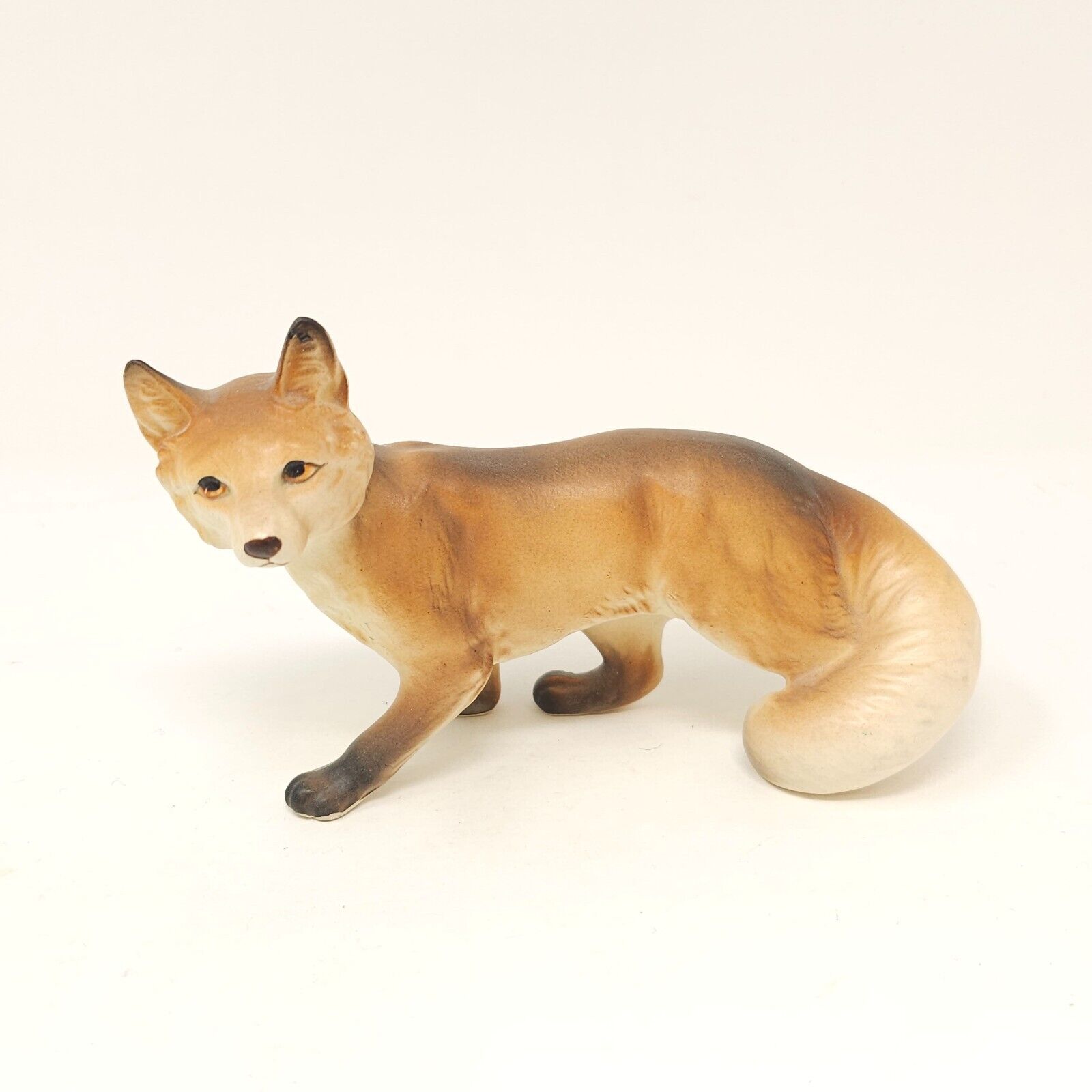 Vintage Enesco Japan Fox Porcelain Figurine