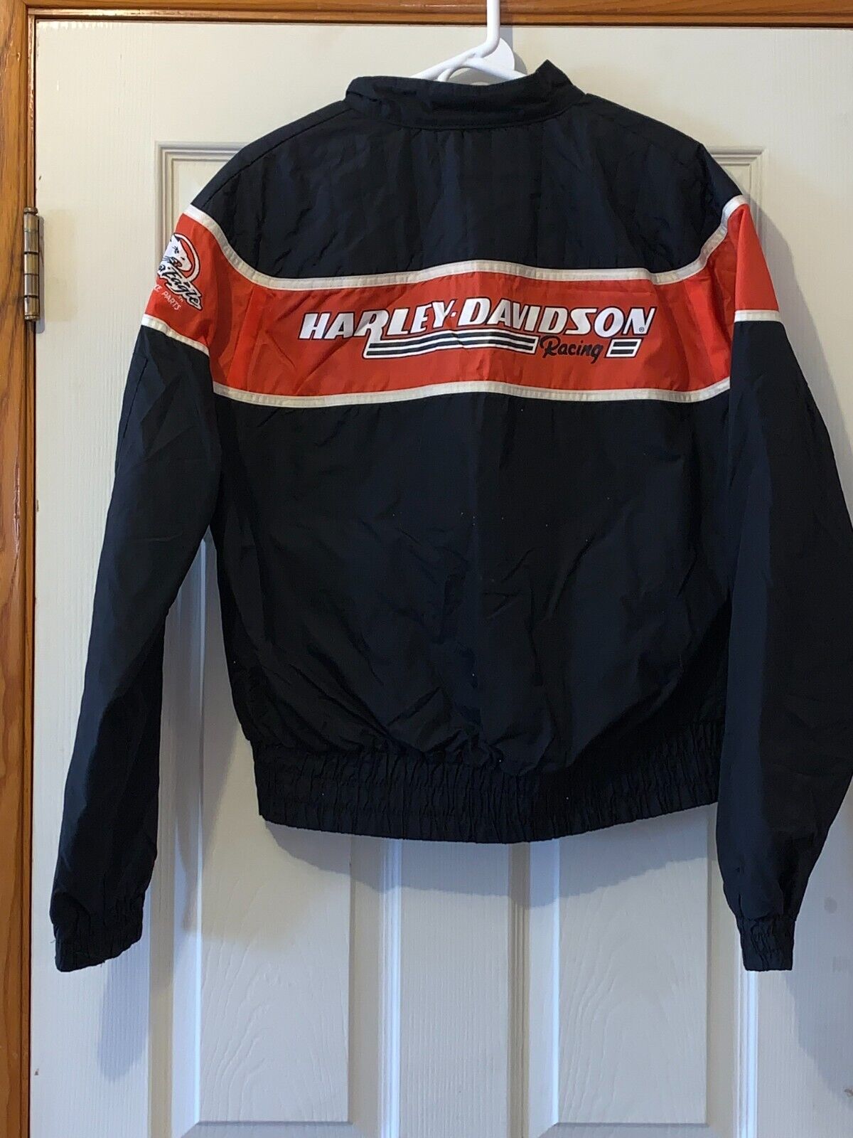 HARLEY DAVIDSON RACING JACKET SIZE M CHEST IS 25\