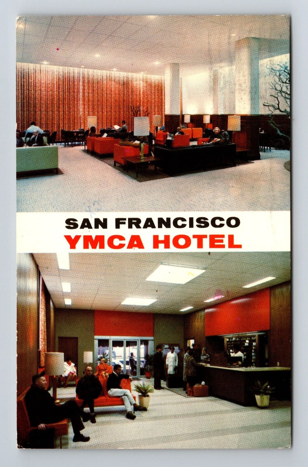San Francisco CA-California, YMCA Hotel Antique c1981 Vintage Souvenir Postcard