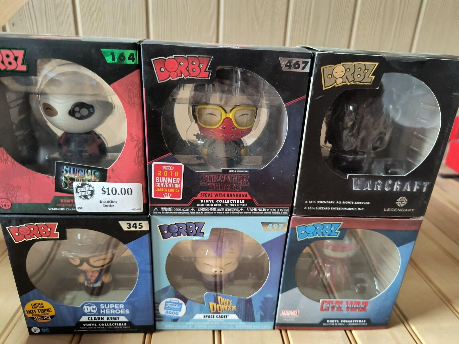 Funko Dorbz Lot of 6 New Condition See photos of items listed Nice Lot
