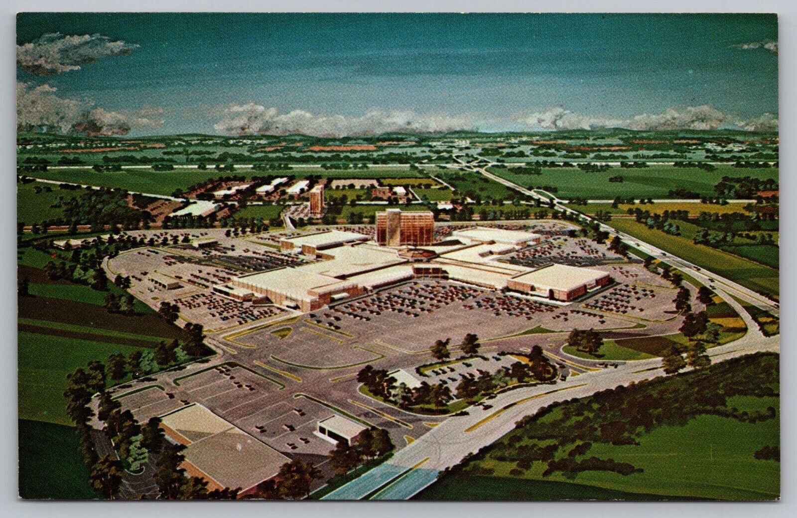 Park City Shopping Center Mall Lancaster Pennsylvania Postcard