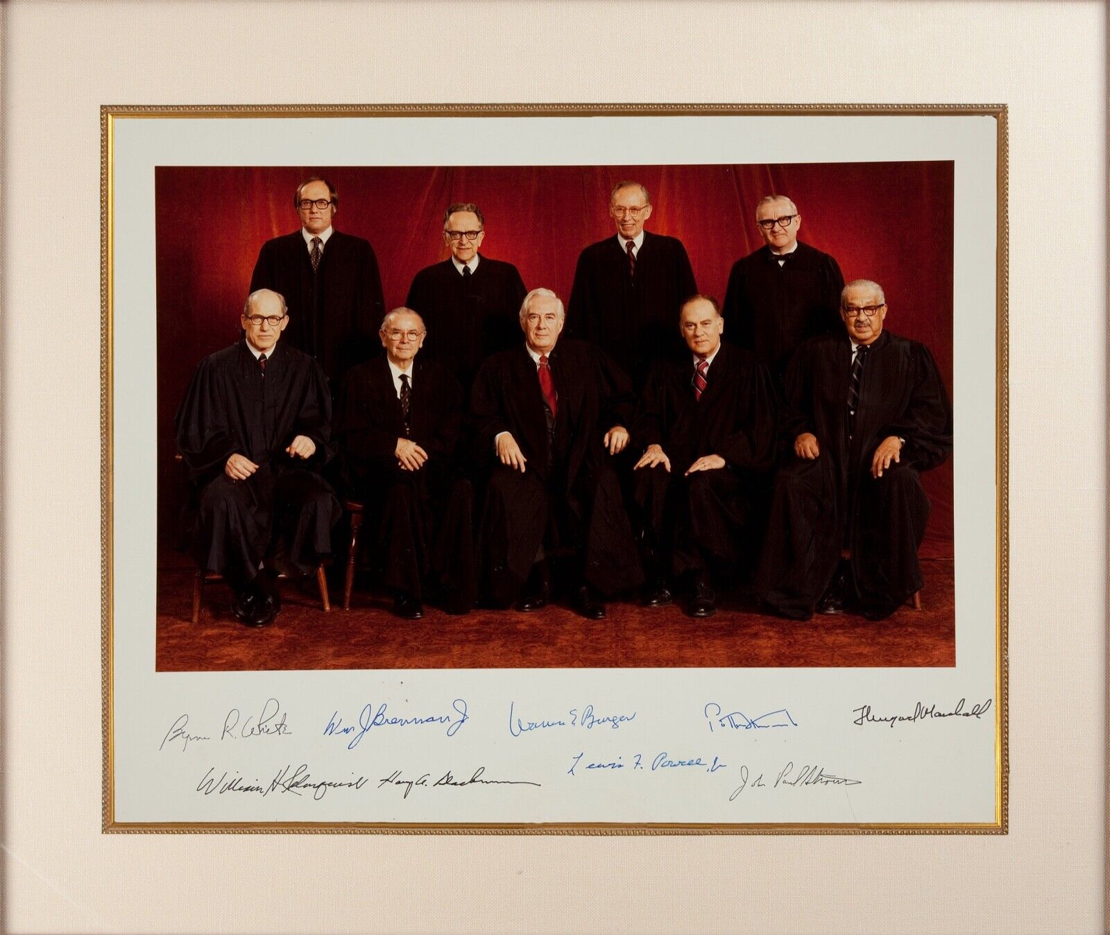 COPY Supreme Court Group-Chief Warren E. Burger 1969-1986