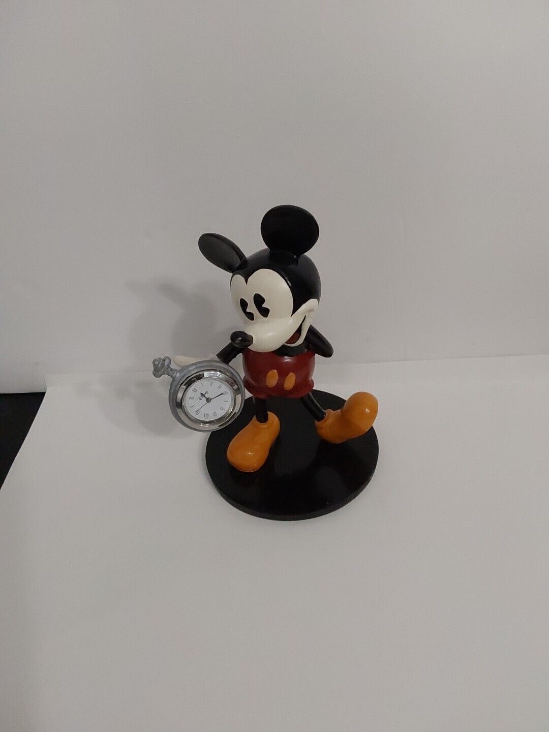 Disney Timely Classic Collectors Mickey Mouse Figure with Stop Watch