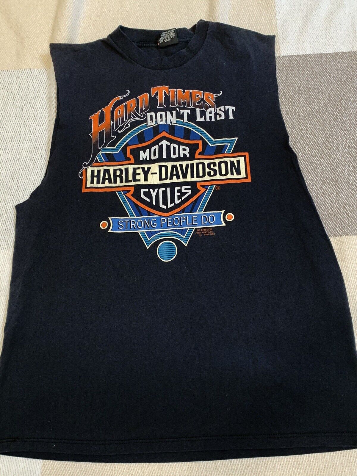Harley Davidson Cutoff Shirt 1991