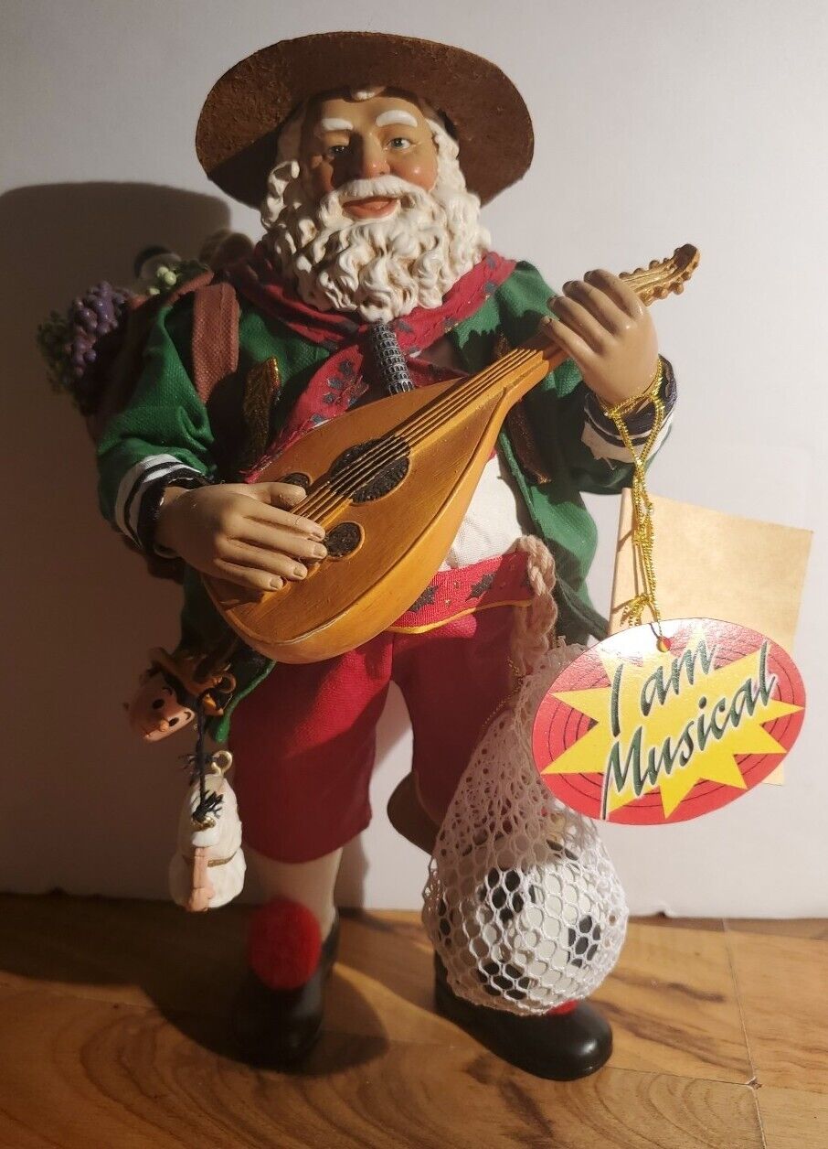 Kurt S. Adler Collectibles  Fabriche\' Musical Italian Santa 10\
