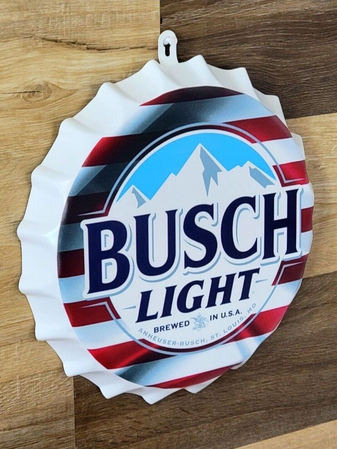 Busch light Beer American Flag Metal Beer Sign Man Cave Bar Restaurant Decor