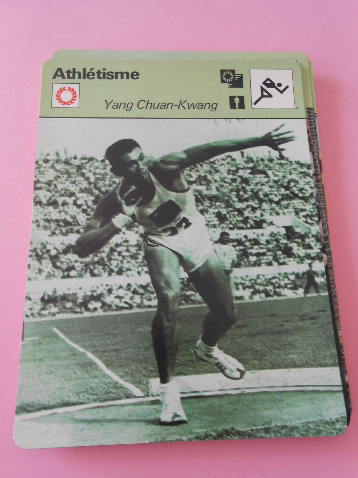 1978 Yang Chuan-Kwang Athletics Born in Taitung Formosa Card Card