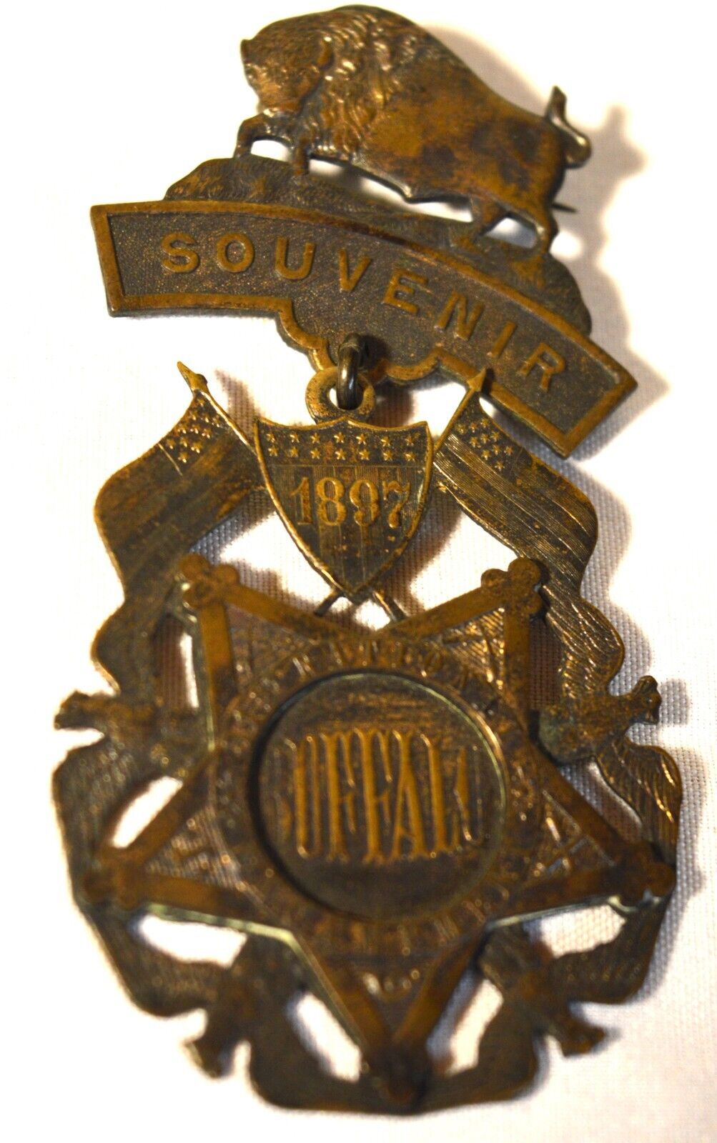 1897 Buffalo, New York GAR 31st National Encampment Souvenir Medal - Grand Army