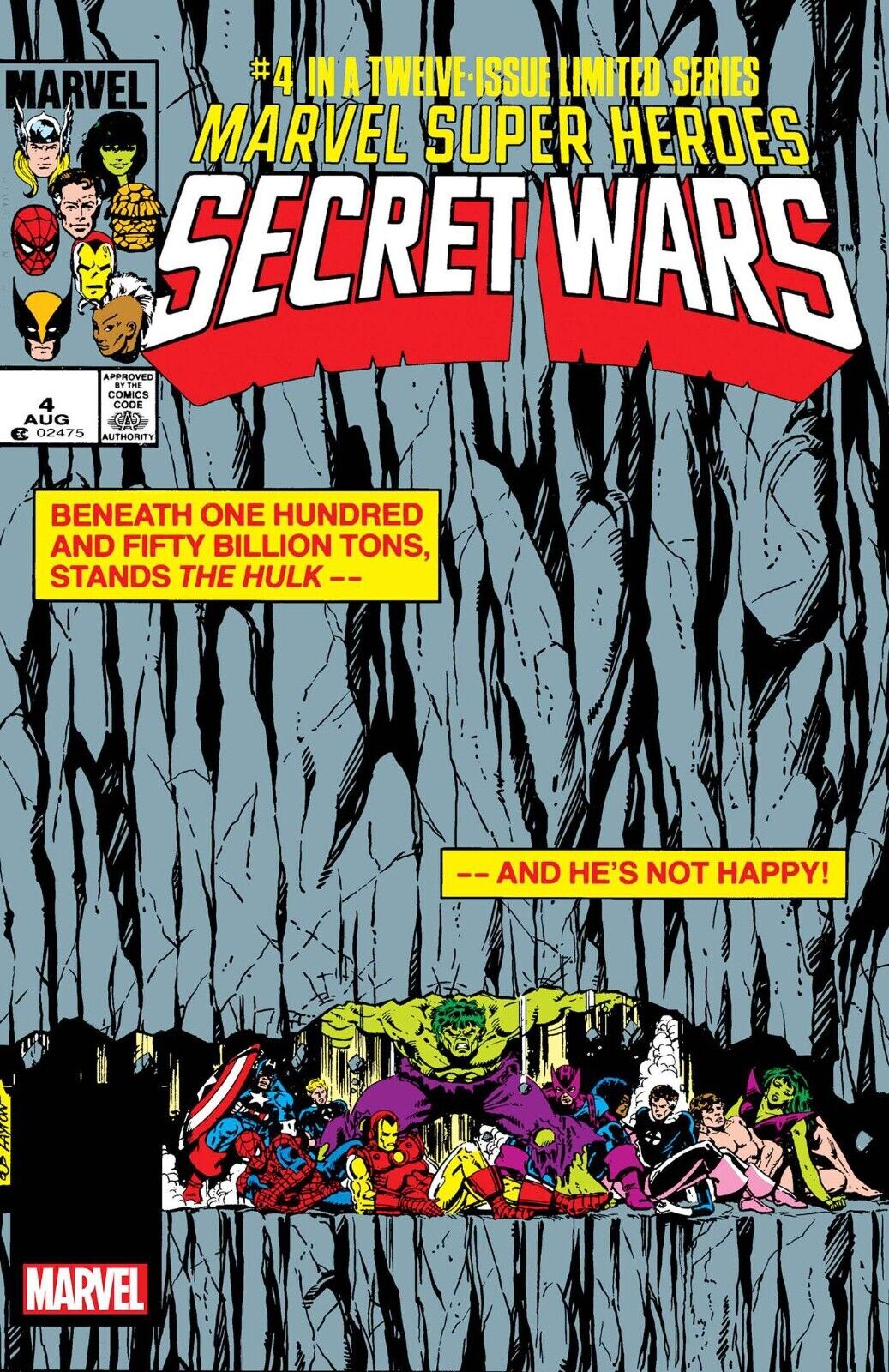 MSH Secret Wars #4 Facsimile Cvr B Layton FOIL Marvel Comics 2024 1st Print NM