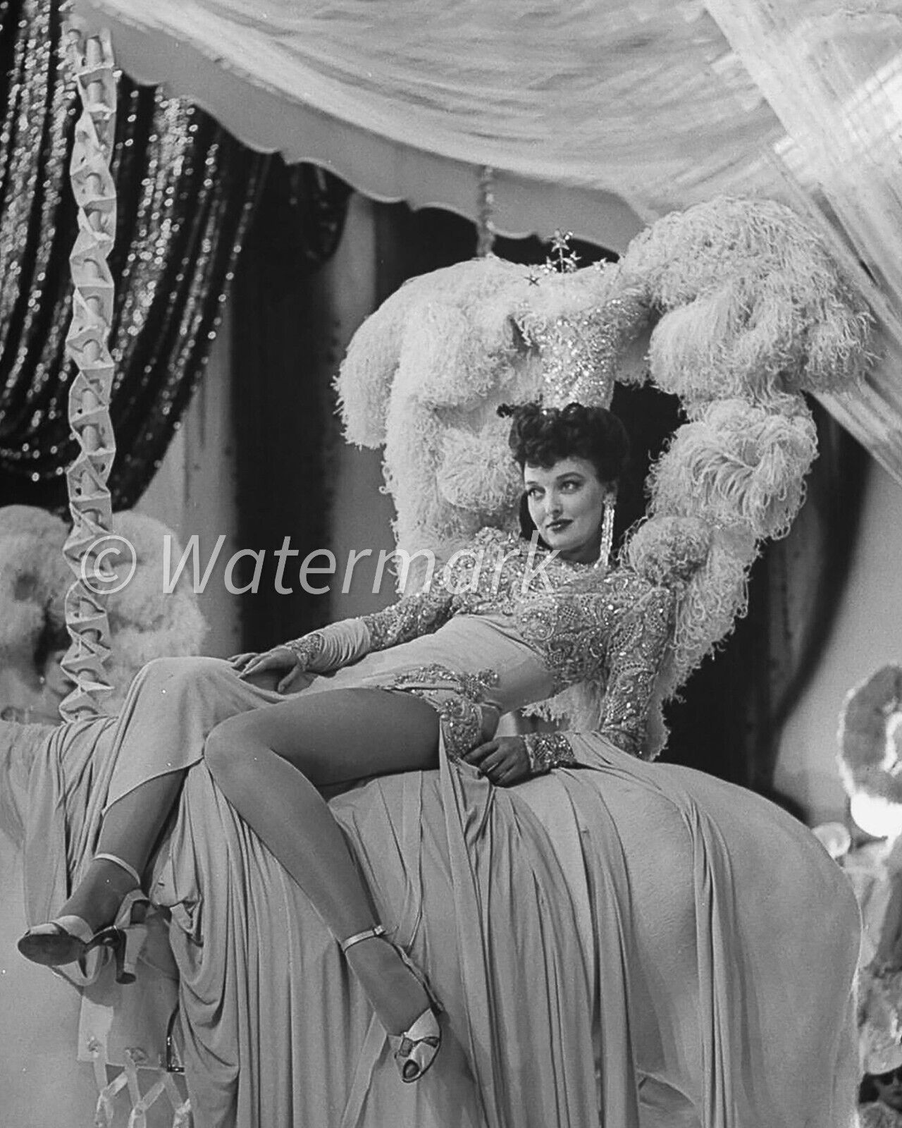 8X10 PUBLICITY PHOTO 1910s - 1920s Ziegfeld Follies dancer Girl Vintage